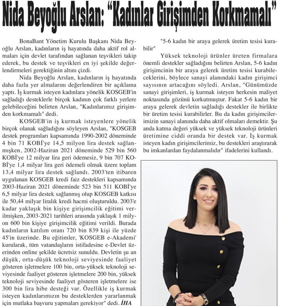 tarsus yeni dogus gazetesi roportaji 1 Wir in der Presse